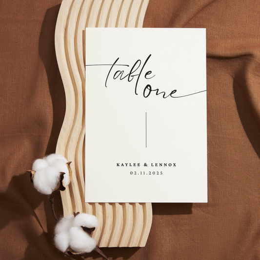 Table Numbers | The Together with You Collection