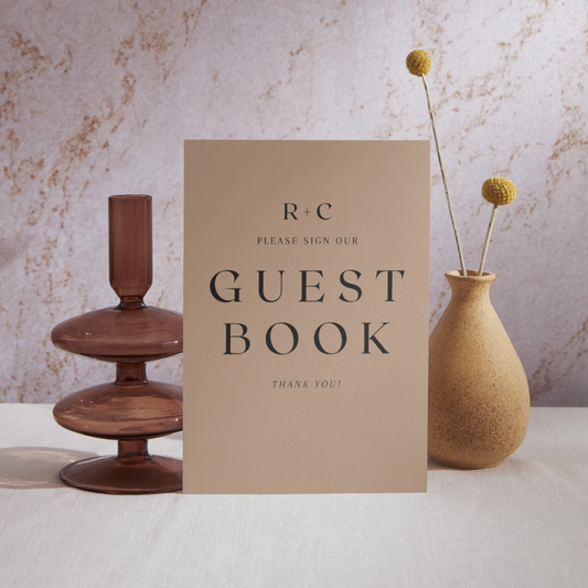 Guestbook Sign | The Bold Beginnings Collection