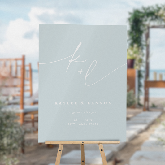 Wedding Welcome Sign | The Together with You Collection