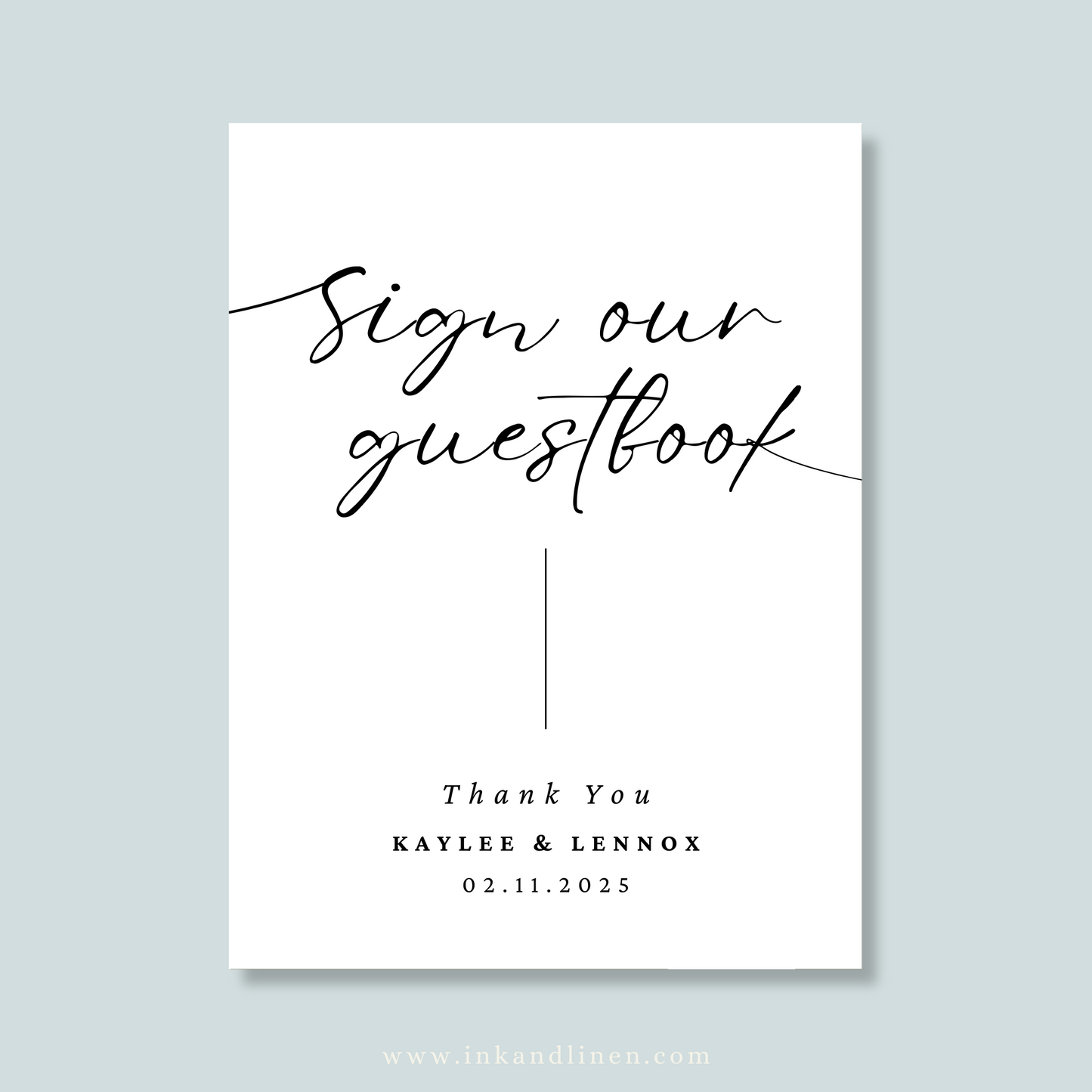 Guestbook Sign | The Together with You Collection